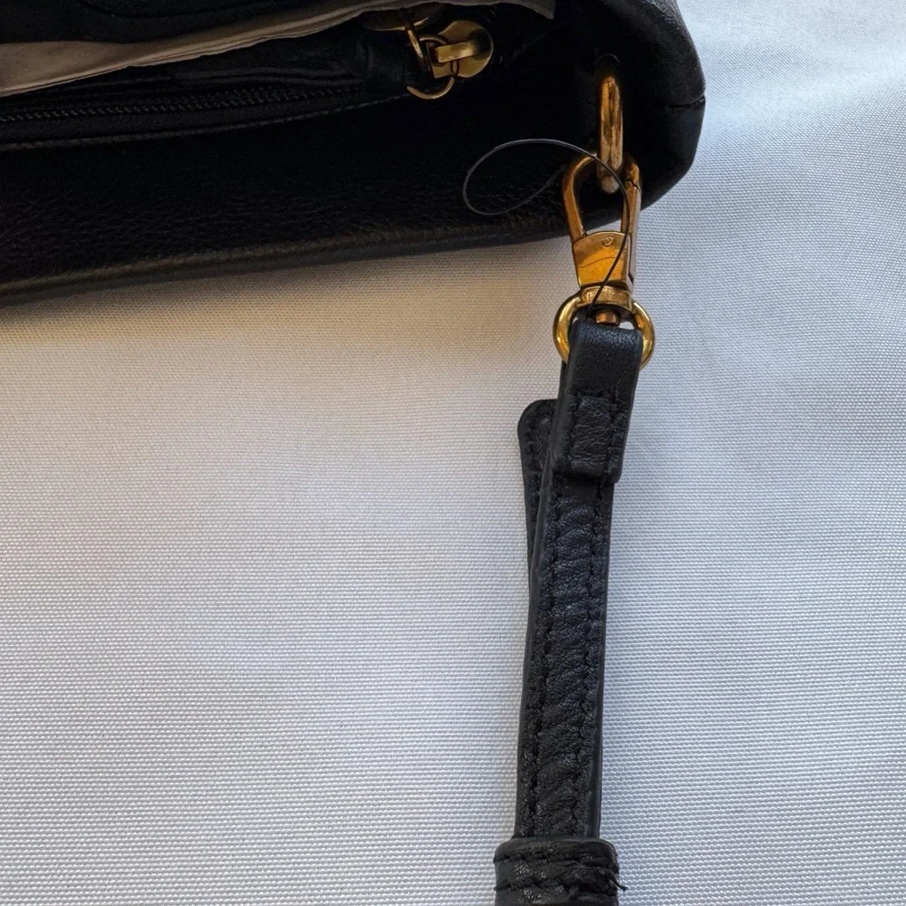 NWT The Sak Tomboy Crossbody Bag w Detachable Adjustable Strap Midnight Black - Picture 9 of 12